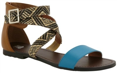 Kmart printed flat sandals