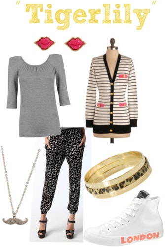 Outfit inspired by La Roux Tigerlily