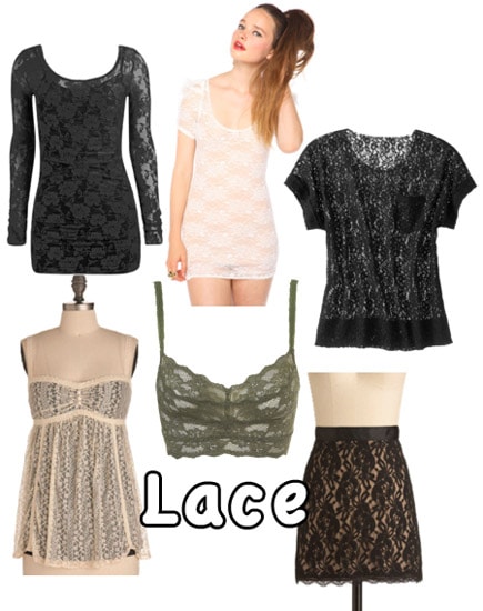 How to wear the lace fashion trend for fall