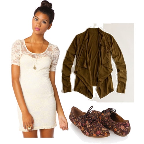 Chic and stylish Lace Outfit - how to wear lace
