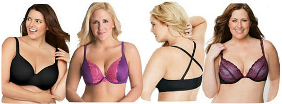 Lane bryant and avenue plus size bras