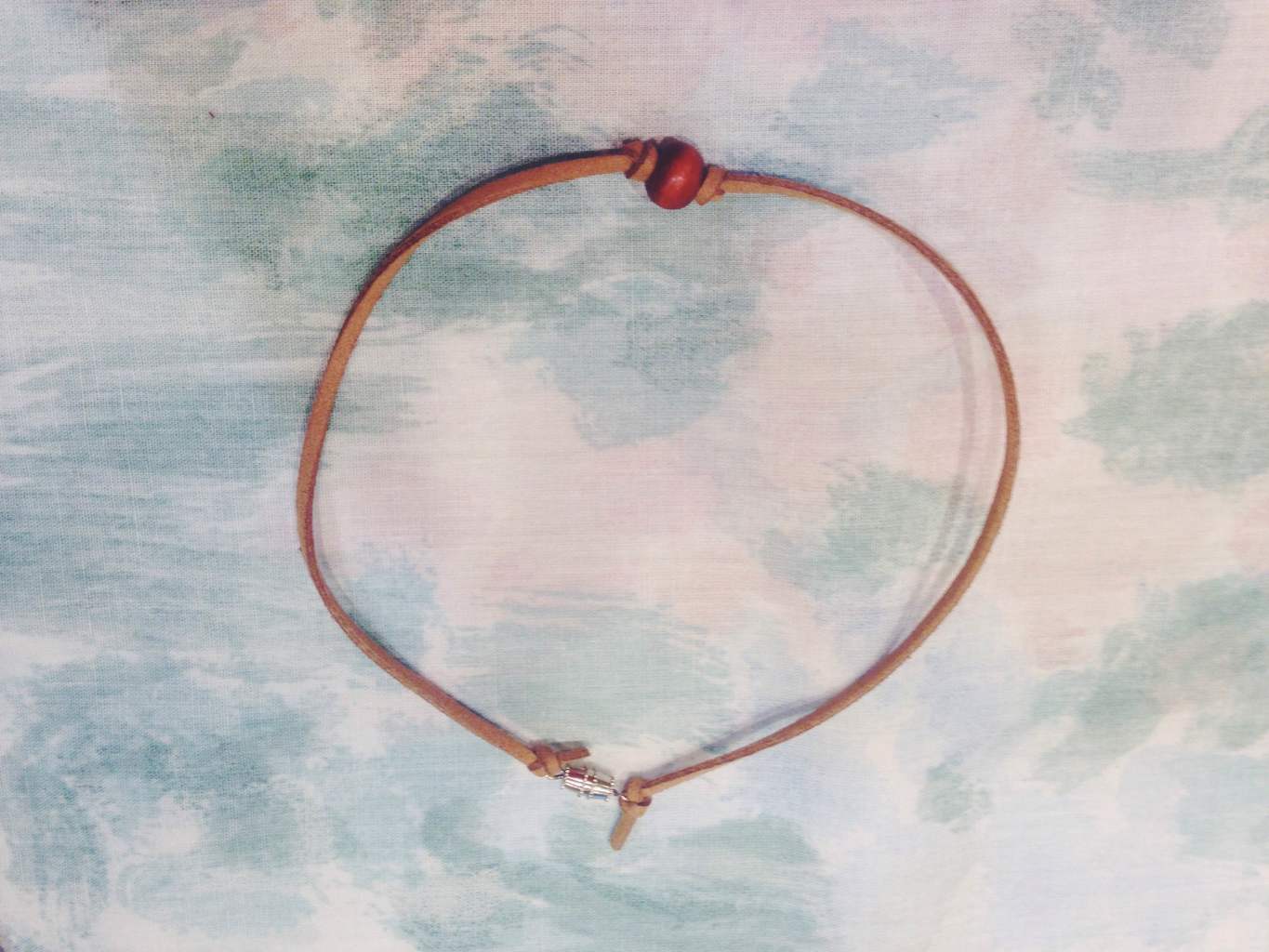 leather bead choker