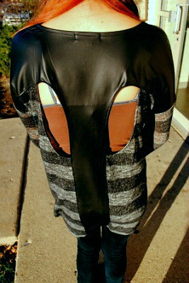 Leather detailing alverno college fashion trend