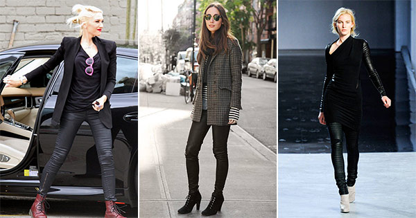 Fall 2012 fashion trend: Faux leather leggings