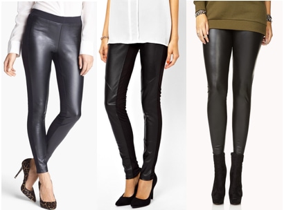 5+ Faux Leather Leggings Outfits - April Golightly