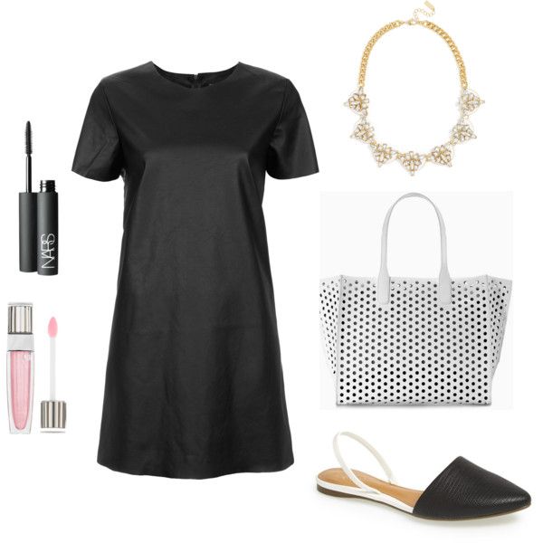 Leather look dress class