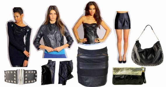 Leather clothes inspired by Balmain