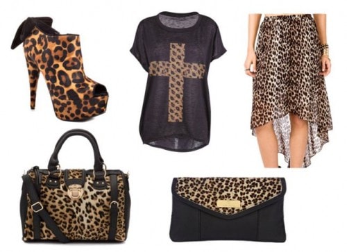 animal print winter dress