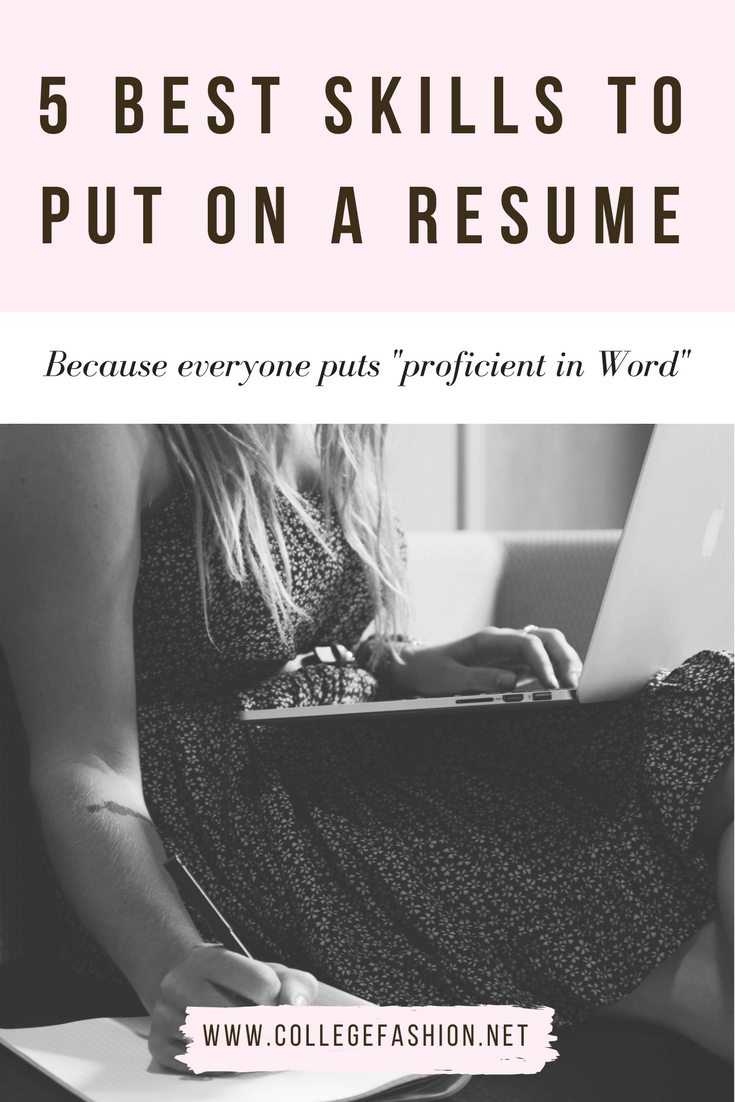 List of good skills to put on a resume - these skills will help your resume stand out