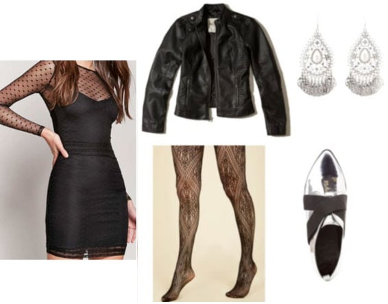 black nye dress