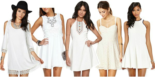 Little white dresses under $50