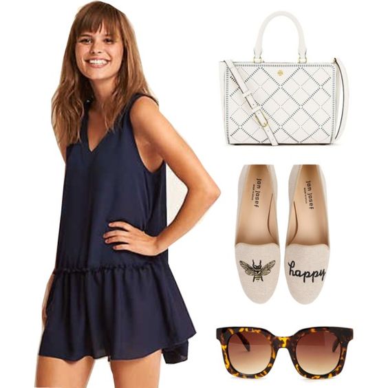 loafer polyvore set