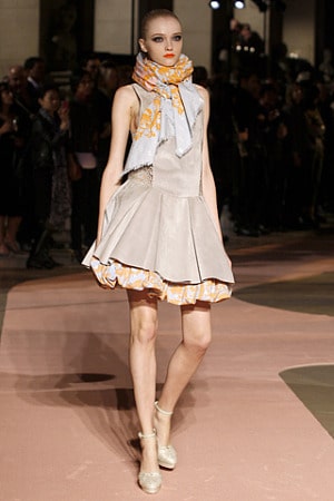 Loewe spring 2010 rtw leather dress