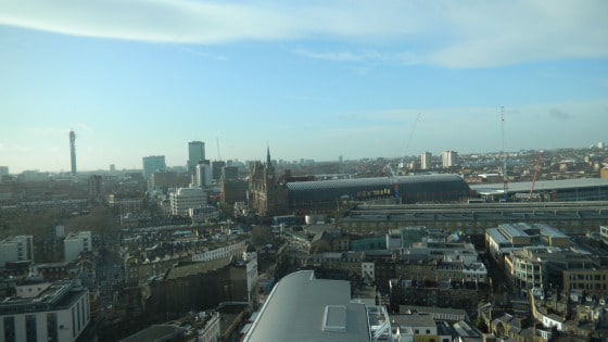 London from my airplane window