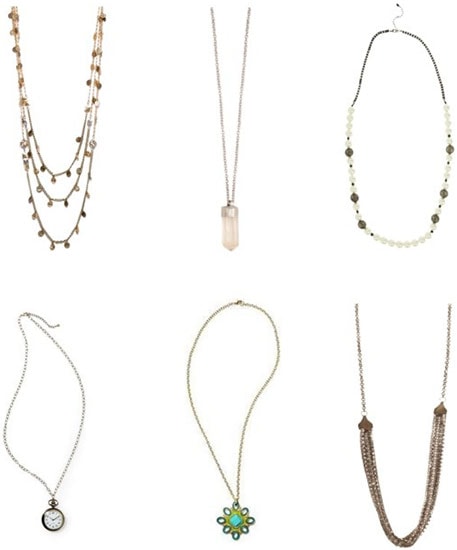 Long necklaces