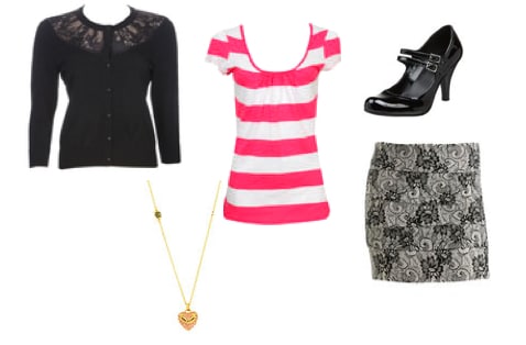 A stylish college fashionista