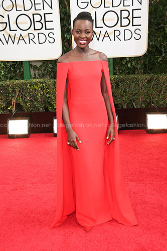 Lupita Nyongo in Ralph Lauren at the 2014 Golden Globes