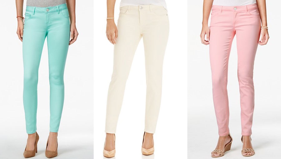 Macy's colored denim