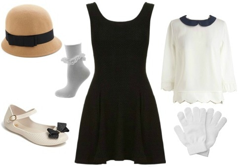 Madeline halloween costume - black dress Halloween costume ideas