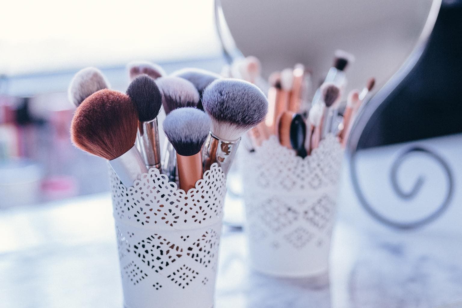 Makeup brushes