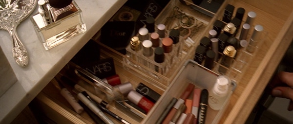 Drawer full of makeup