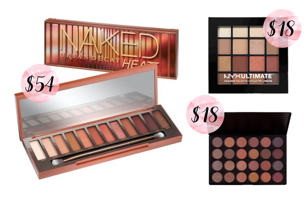 Urban Decay Naked Heat Palette Dupes