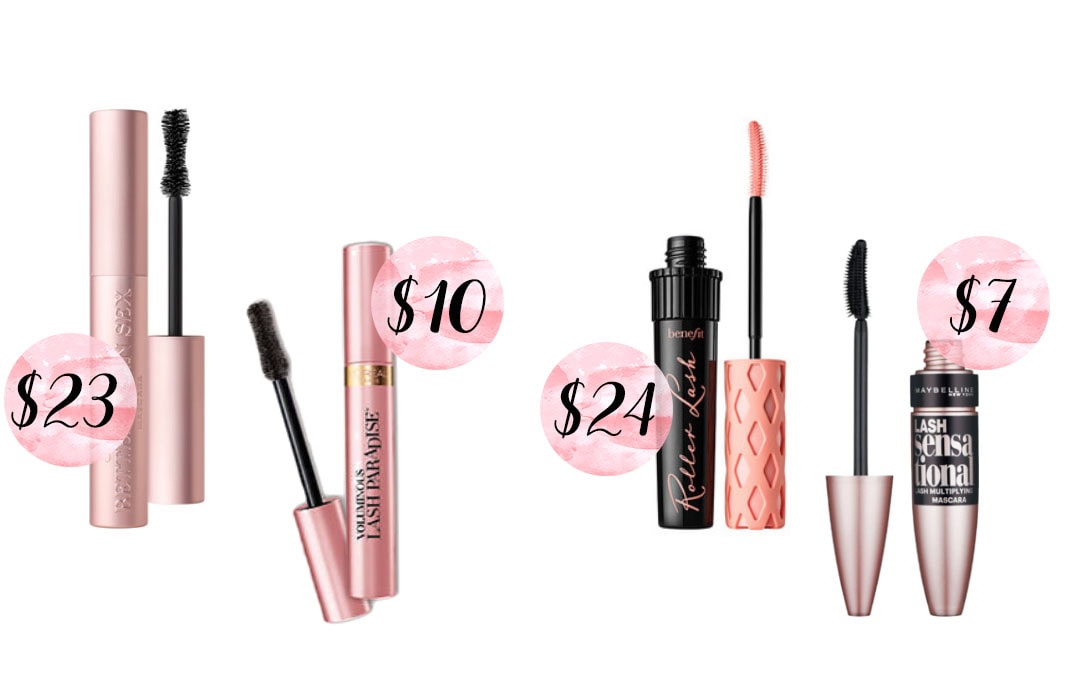 Mascara dupes: Too Faced Better than Sex Mascara dupe, Benefit Roller...