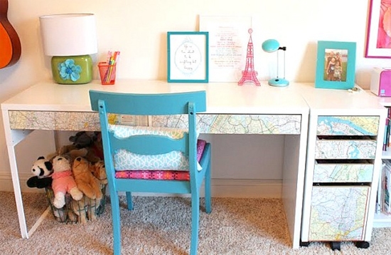 Decoupage desk
