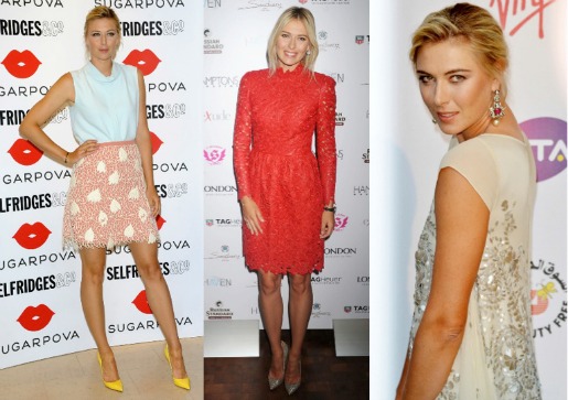 Maria sharapova fashion