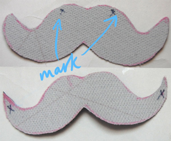 Marking DIY Moustache Necklace