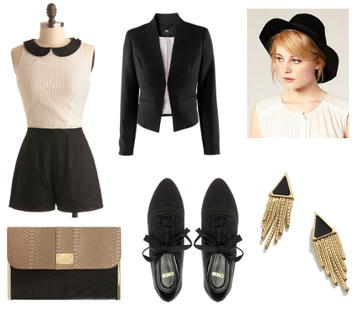 Marlene Dietrich Inspired Outfit 1