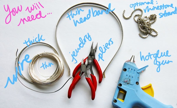 Materials DIY Bunny Ears