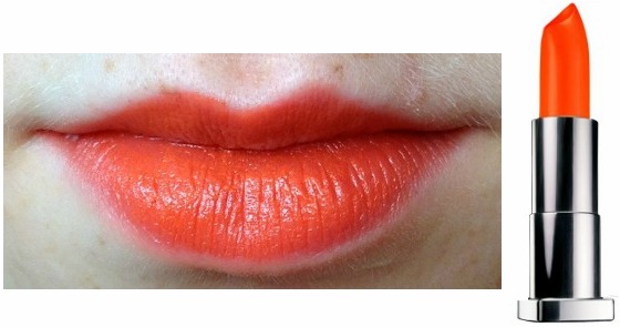 Maybelline electric orange
