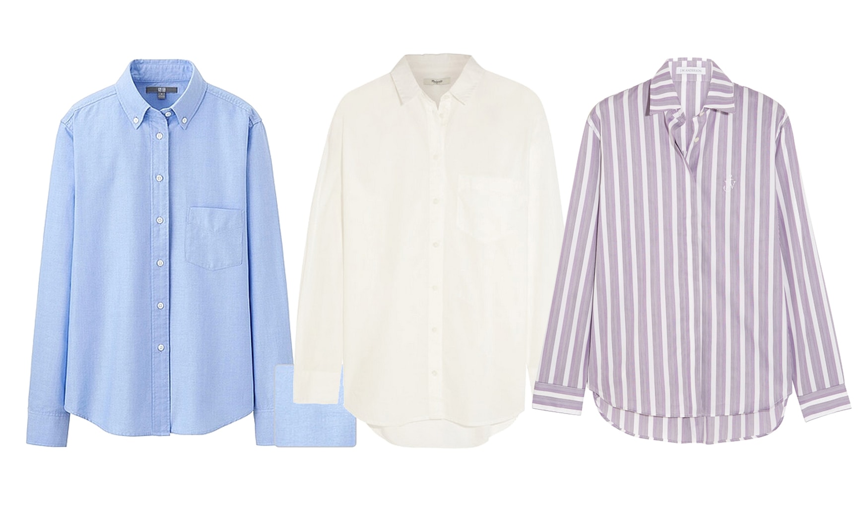 menswear button down oxford shirts