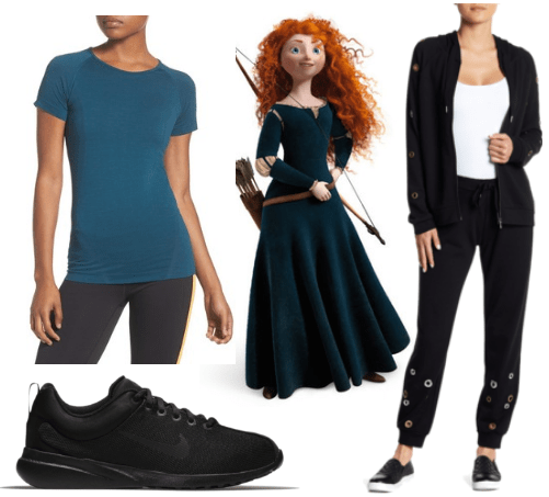 Merida-Inspired Workout Outfit