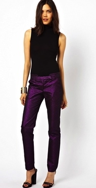 Metallic pant asos 2