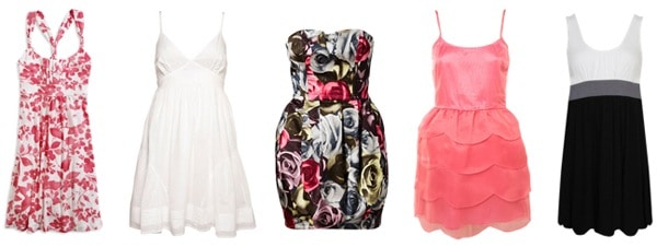 Minidresses for summer 2009
