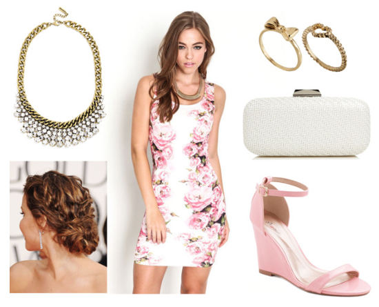 Miss dior rose print dress