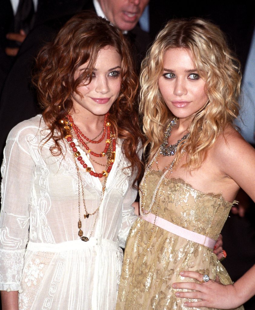 Mary-Kate and Ashley Olsen in 2005  - fashion trends, fashion history