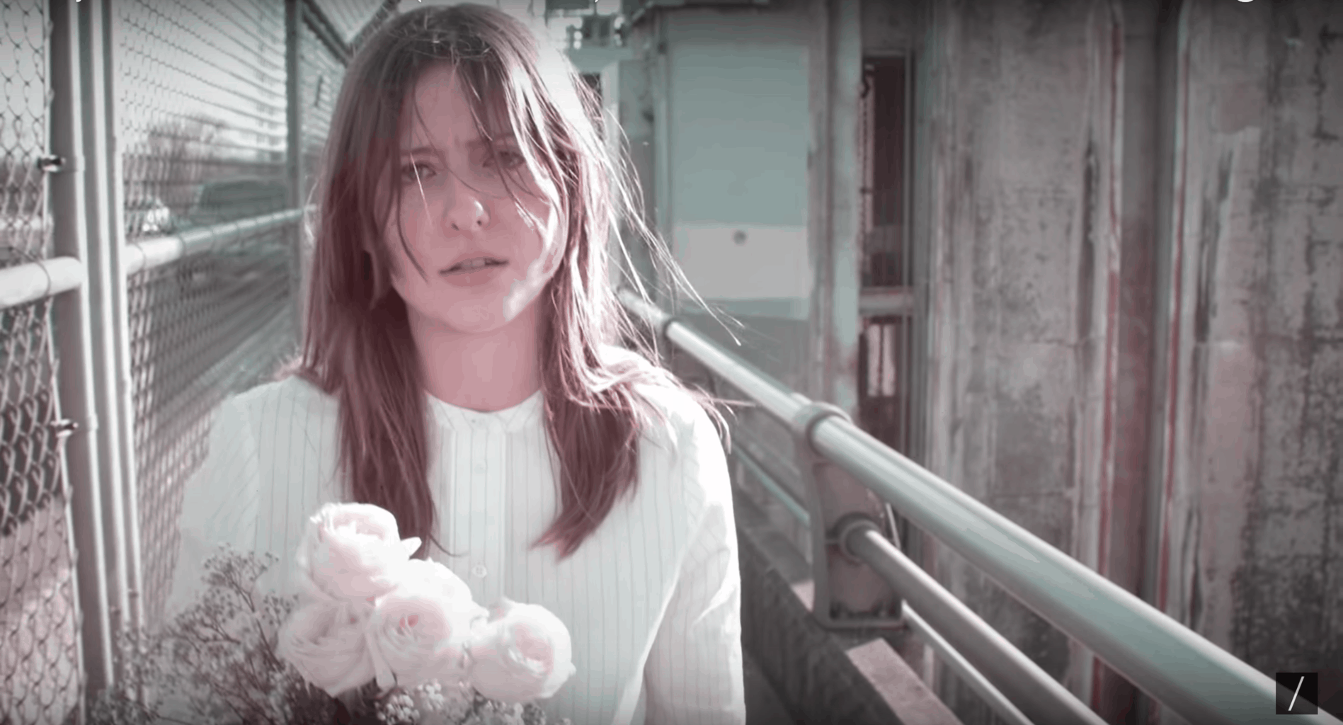 Screenshot of the video "Please Be Mine," by Molly Burch