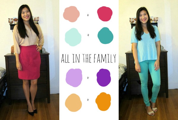 Monochromatic outfits