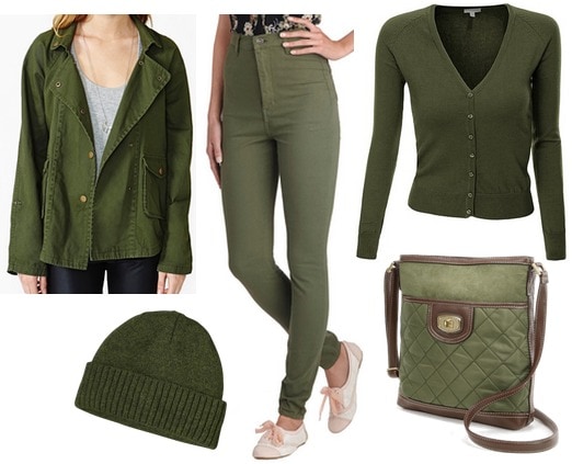 Moss green fall 2013 trend