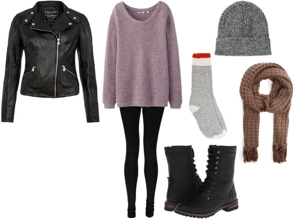 Moto jacket outfit