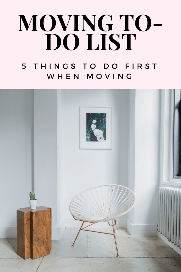 Moving to-do list: 5 things you should do first when you move to a new apartment