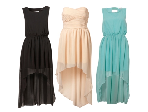 high low 'mullet' dresses