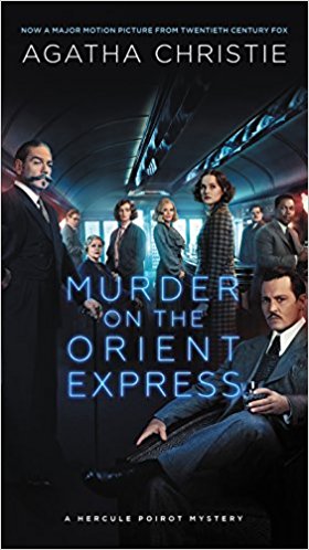 Murder on the Orient Express movie book cover - Agatha Christie