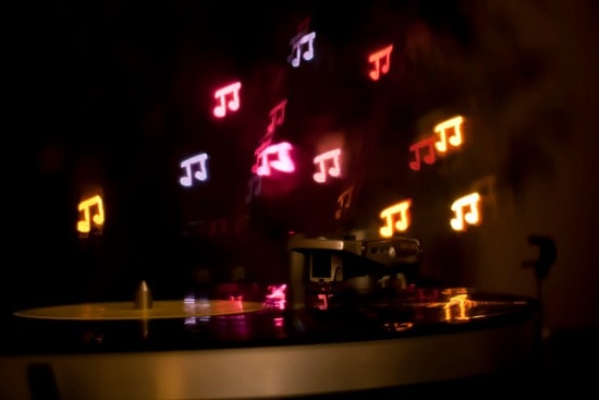 Musical note lights