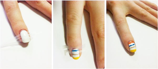Marc by Marc Jacobs-inspired striped nails: Step-by-step instructions