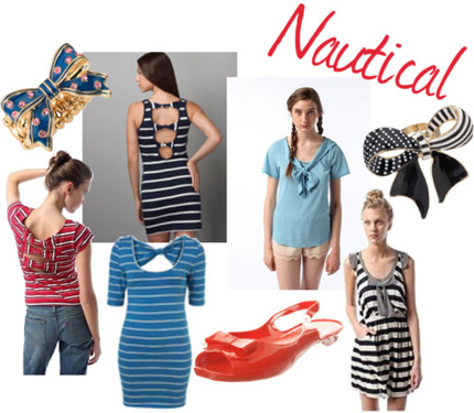 Nautical bows fashion trend