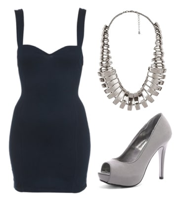 Navy formal dress
